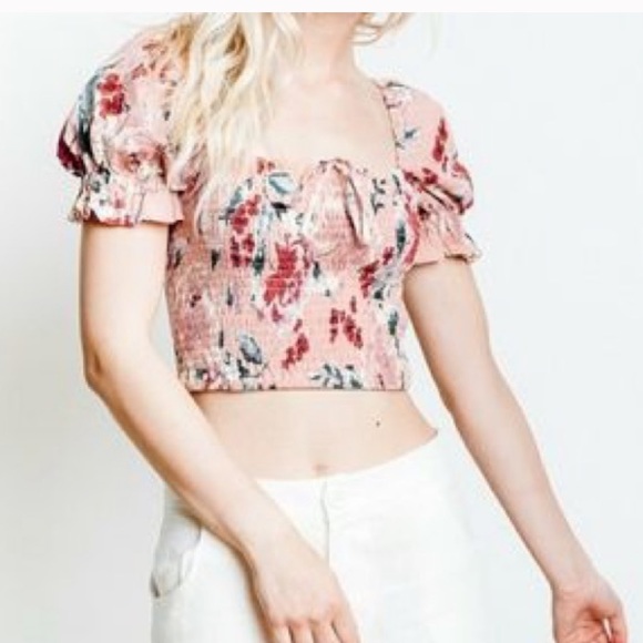 Band of Gypsies mauve crop top NWT size Xs - Picture 2 of 6